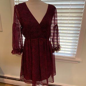Ambiente Dress Sheer top - dress is lined